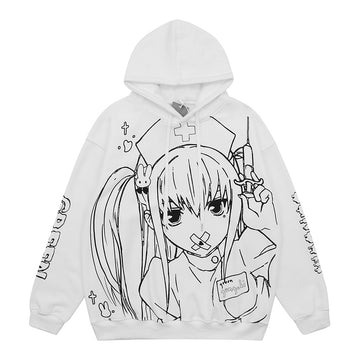 Girls Anime Hooded