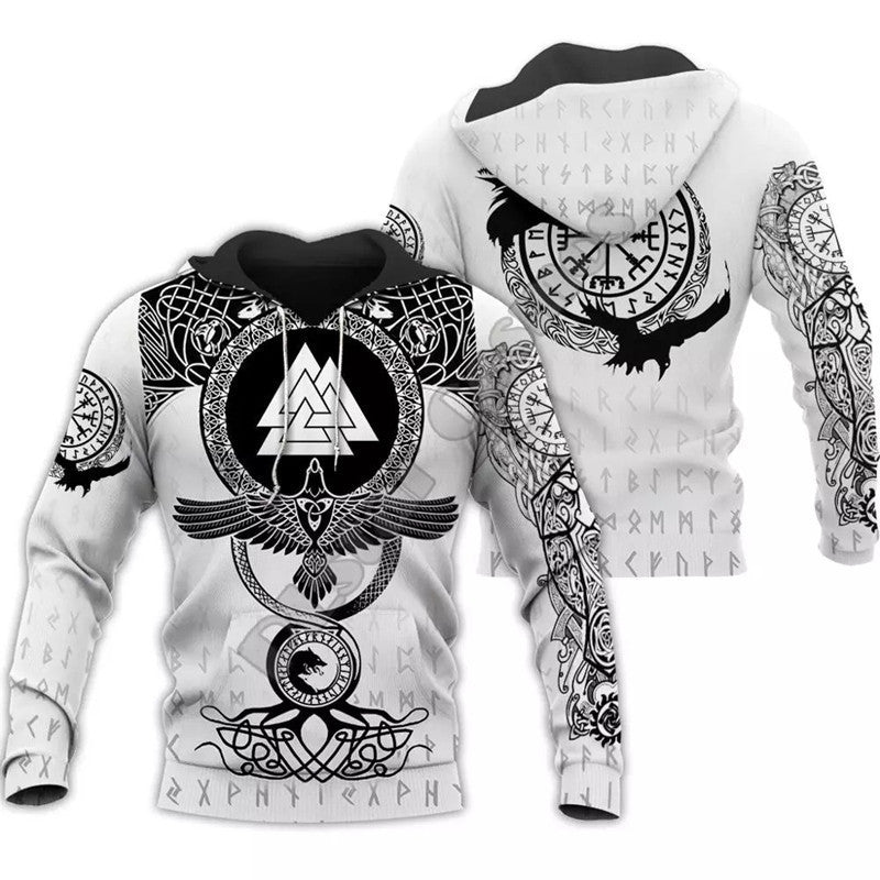 Viking Tattoo Game 3D Anime Sweater